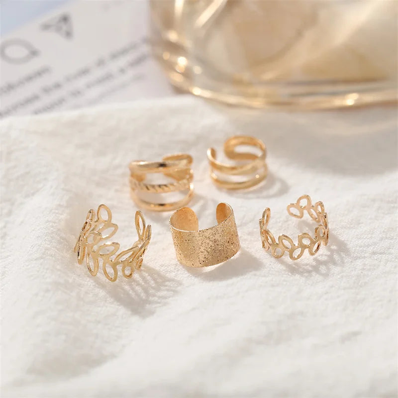 Silver Color Leaves Clip Earrings for Women Men Creative Simple C