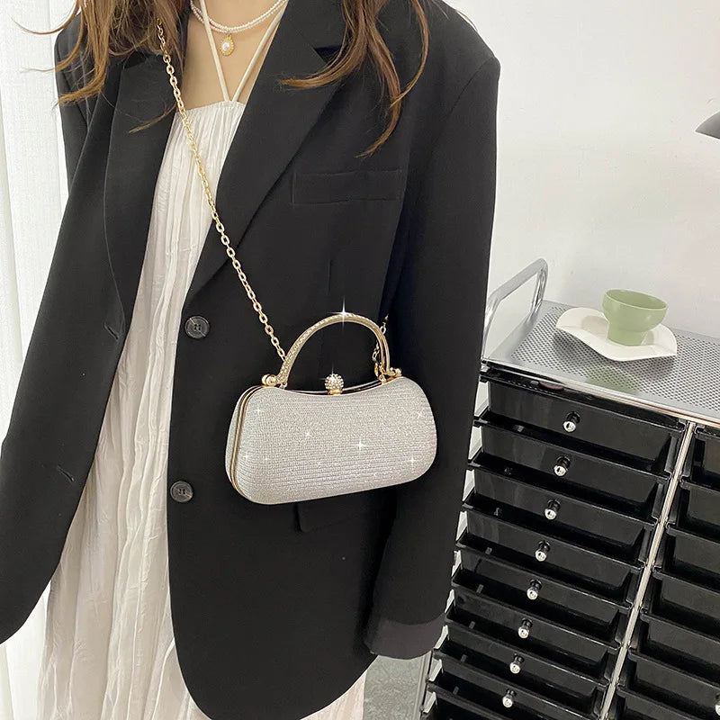 Cute Small PVC Shoulder Crossbody Bags for Women 2023 Hit Luxury Party Evening Handbags and Purses Female Travel Clutch