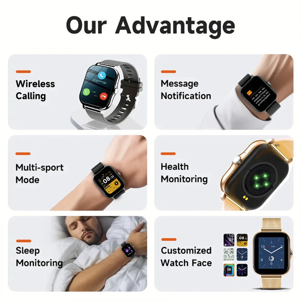 Digital Smartwatch Wristwatch 2024 New