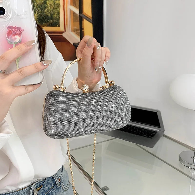 Cute Small PVC Shoulder Crossbody Bags for Women 2023 Hit Luxury Party Evening Handbags and Purses Female Travel Clutch