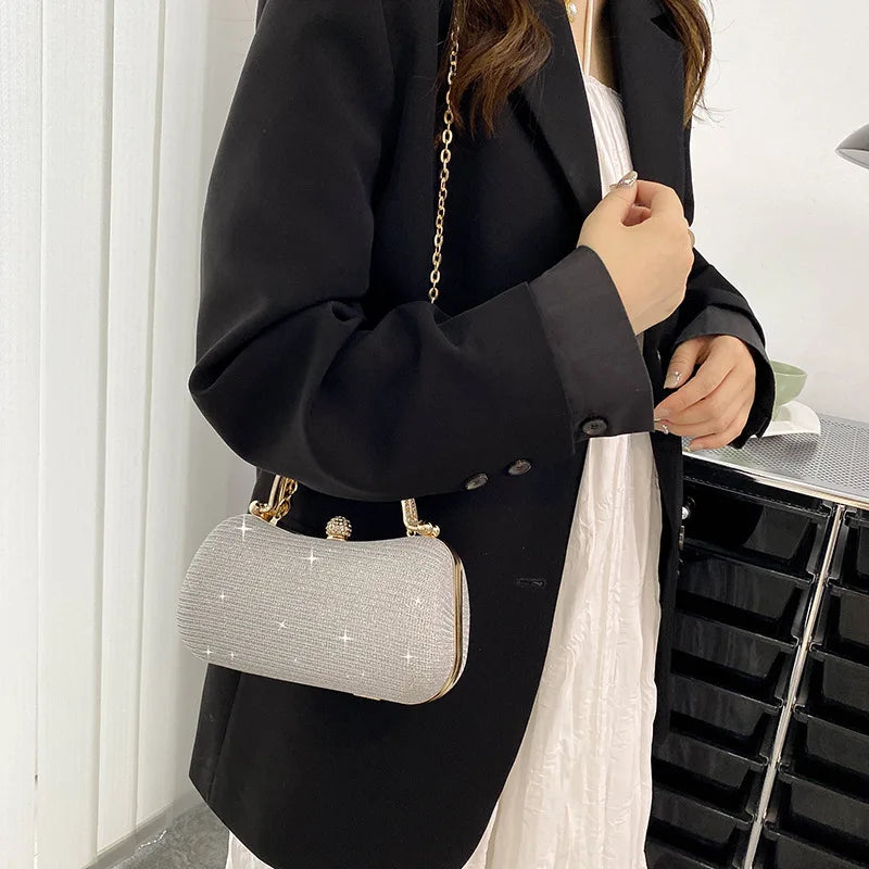 Cute Small PVC Shoulder Crossbody Bags for Women 2023 Hit Luxury Party Evening Handbags and Purses Female Travel Clutch