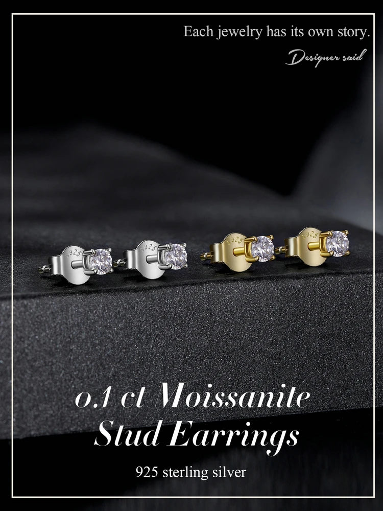 Moissanite Earrings Diamond